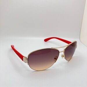 Marc By Marc Jacobs Gold Frame Red Arm Sunglasses